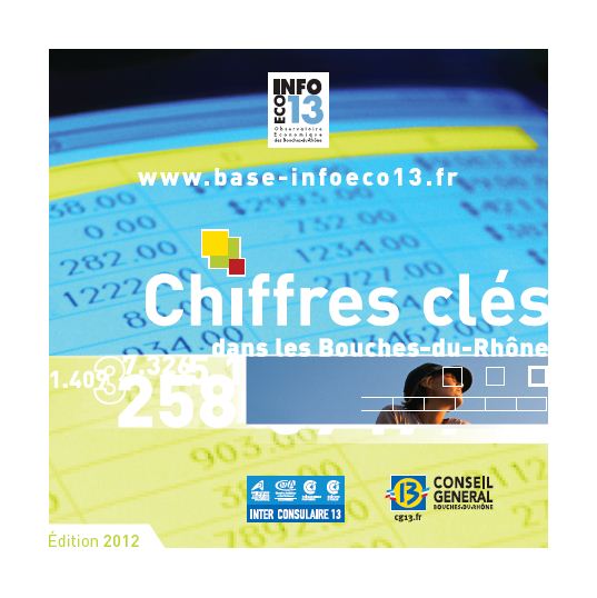 Chiffres clés dans les Bouches-du-Rhône, édition 2012