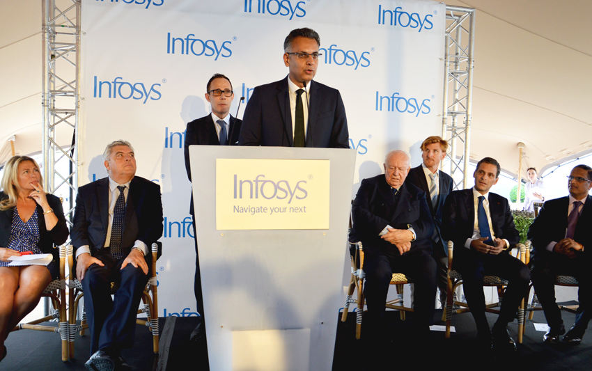 The Indian IT leader, Infosys, drops anchor in Marseille 