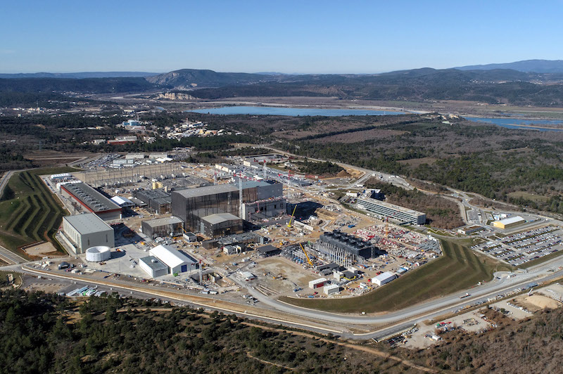 At the ITER worksite, 