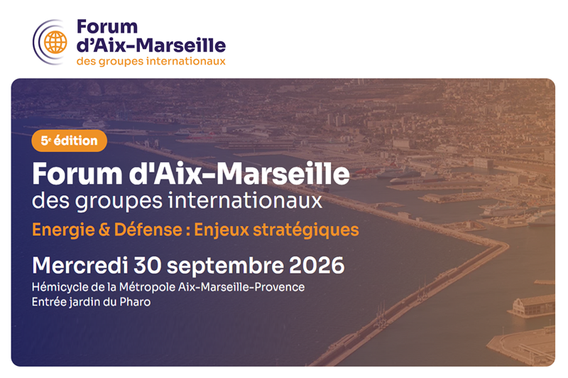 Participez au Forum d’Aix-Marseille des groupes internationaux 2026