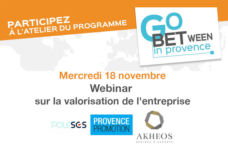 Atelier digital Go Between in Provence sur la valorisation de l'entreprise 